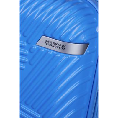 American Tourister Mickey Mouse Clouds Tranquil Blue Rolling Luggage