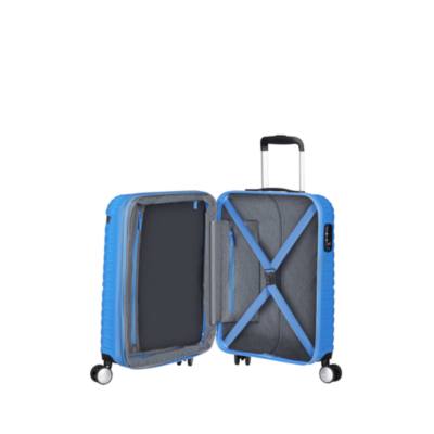 American Tourister Mickey Mouse Clouds Tranquil Blue Rolling Luggage