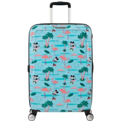 American Tourister Minnie Mouse Flamingo Medium Rolling Luggage