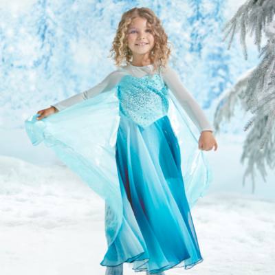 Elsa 10th Anniversary Deluxe Costume For Kids, Frozen