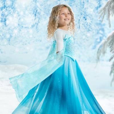 Elsa 10th Anniversary Deluxe Costume For Kids, Frozen
