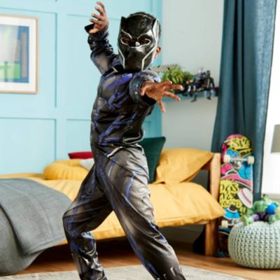 Black Panther Light-Up Costume For Kids