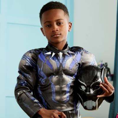 Black Panther Light-Up Costume For Kids