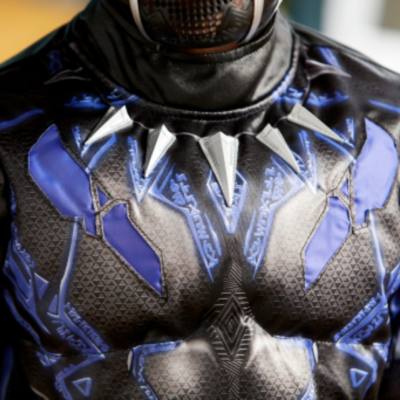 Black Panther Light-Up Costume For Kids