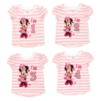 Minnie Maus - T-Shirt mit Zahl f&uuml;r Kinder