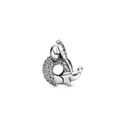 Disney X Pandora Minnie Mouse Pink Pav&eacute; Bow Clip Charm