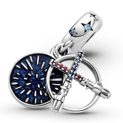 Star Wars X Pandora Lightsaber Double Dangle Charm