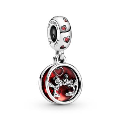 Disney X Pandora Mickey Mouse & Minnie Mouse Love and Kisses Dangle Charm