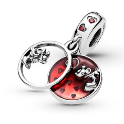 Disney X Pandora Mickey Mouse & Minnie Mouse Love and Kisses Dangle Charm