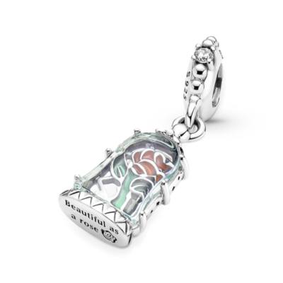 Disney X Pandora Beauty and the Beast Enchanted Rose Dangle Charm