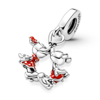 Disney X Pandora Mickey Mouse & Minnie Mouse Kissing Dangle Charm