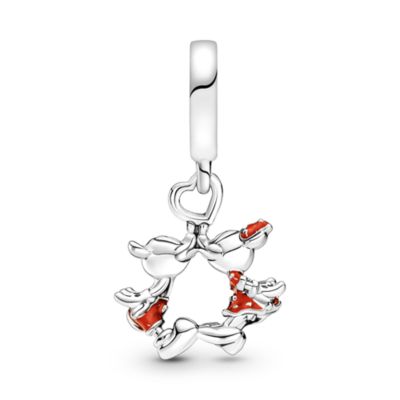 Disney X Pandora Mickey Mouse & Minnie Mouse Kissing Dangle Charm