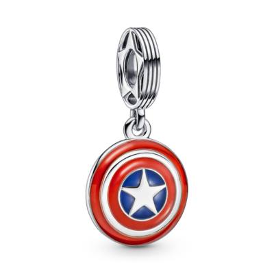 Marvel The Avengers X Pandora Captain America Shield Dangle Charm