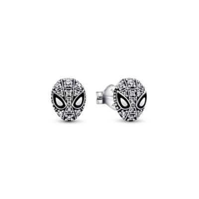 Marvel X Pandora Spider-Man Mask Pav&eacute; Stud Earrings