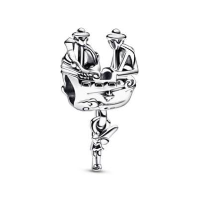 Disney X Pandora Tinker Bell & Captain Hook's Pirate Ship Charm