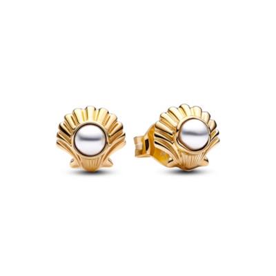 Disney X Pandora Little Mermaid Seashell Stud Earrings