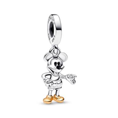 Disney X Pandora 100th Anniversary Mickey Mouse Lab-Grown Diamond Dangle Charm