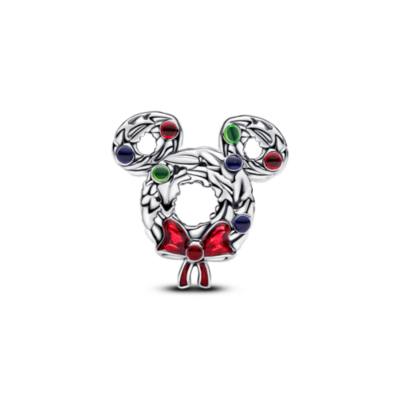 Disney x Pandora Mickey Mouse Christmas Wreath Charm