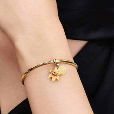 Disney X Pandora Tangled Sundrop Flower Glow-in-the-Dark Charm