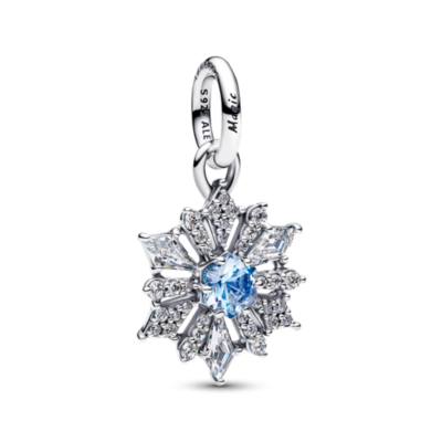 Disney X Pandora Frozen Queen Elsa Snowflake Dangle Charm