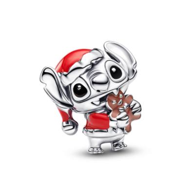 Disney X Pandora Stitch Christmas Charm, Lilo & Stitch