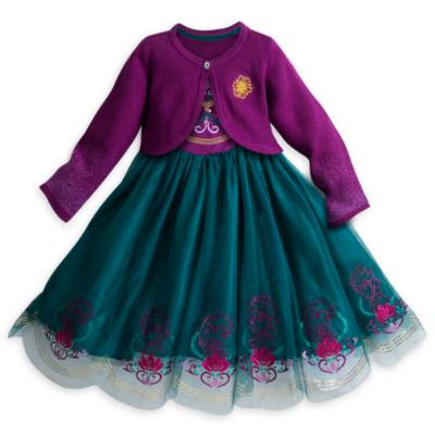 Die Eisk&ouml;nigin - v&ouml;llig unverfroren - Kleid und Strickjacke f&uuml;r Kinder