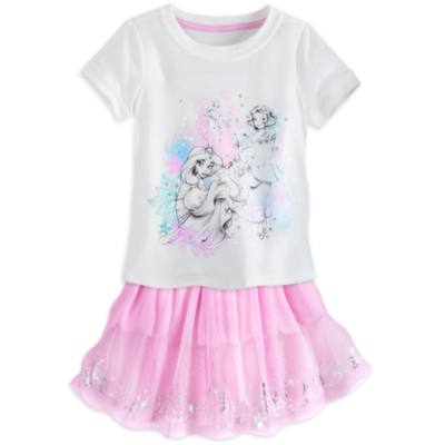 Disney Princess Skirt Set For Kids