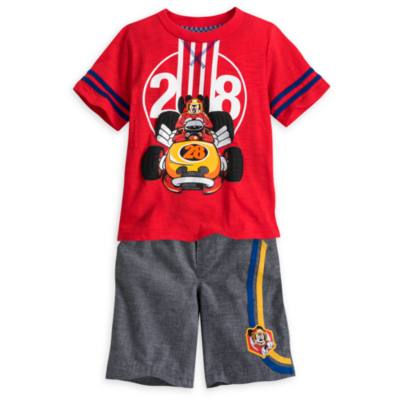 Mickey Mouse Roadster Racers T-Shirt and Shorts Set For Kids