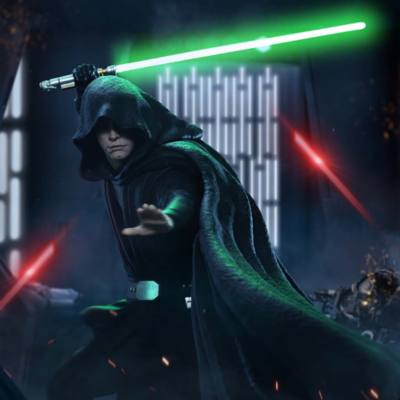 Figurina deluxe in edizione limitata Art Scale Luke Skywalker Iron Studios