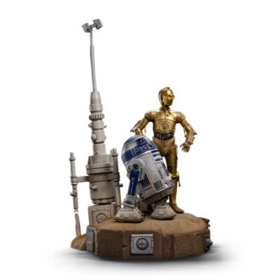 Iron Studios C-3PO and R2-D2 Art Scale Deluxe Limited Release Figurine, Star Wars