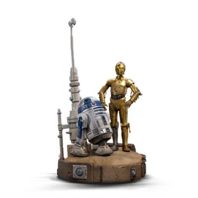 Iron Studios C-3PO and R2-D2 Art Scale Deluxe Limited Release Figurine, Star Wars