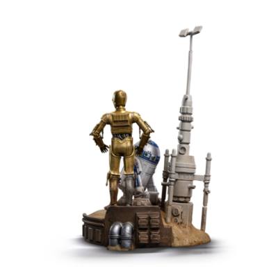 Iron Studios C-3PO and R2-D2 Art Scale Deluxe Limited Release Figurine, Star Wars