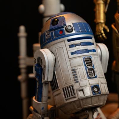 Iron Studios C-3PO and R2-D2 Art Scale Deluxe Limited Release Figurine, Star Wars