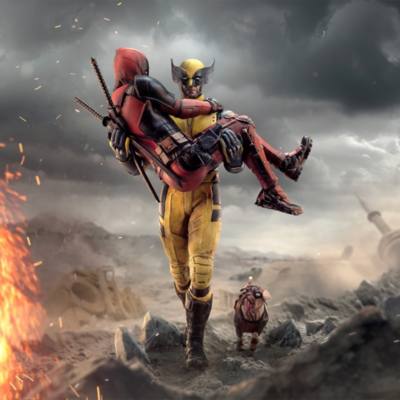 Iron Studios Deadpool & Wolverine Limited Release Art Scale Deluxe Figurine