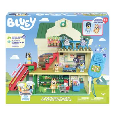 Moose Toys Bluey with the Supermarket Playset