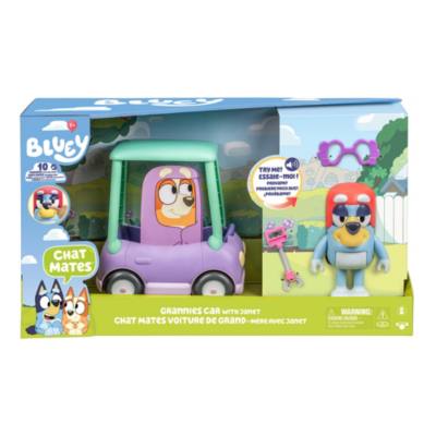 Moose Toys Bluey Chat Mates Grannies Car with Janet