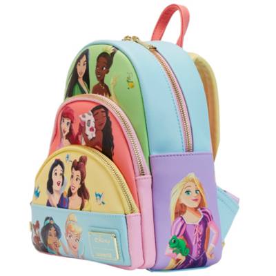 Loungefly, minimochila triple bolsillo princesas Disney
