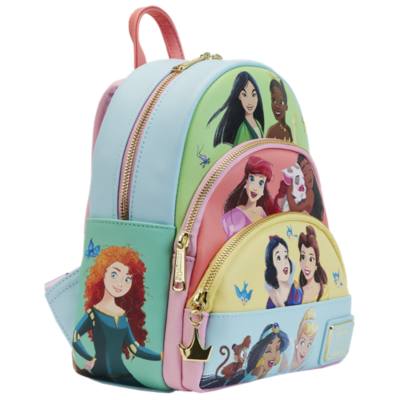 Mini zaino con tripla tasca Principesse Disney Loungefly