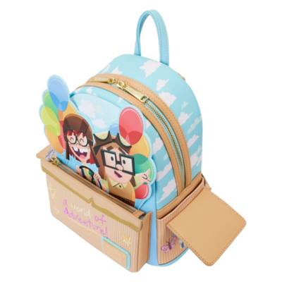 Loungefly Carl and Ellie 15th Anniversary Mini Backpack, Up