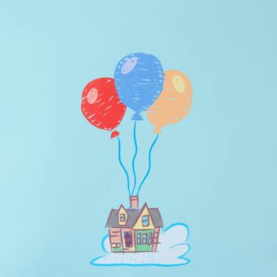 Loungefly Carl and Ellie 15th Anniversary Mini Backpack, Up