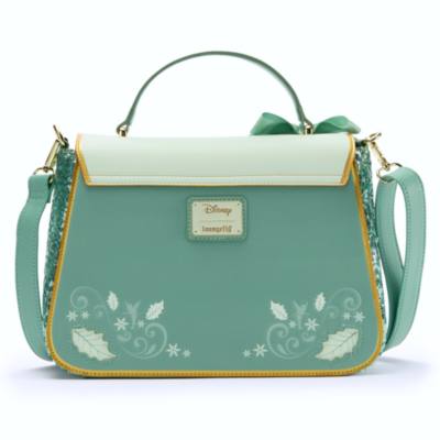 Loungefly Tinker Bell Festive Sequin Crossbody Bag with Charms, Peter Pan