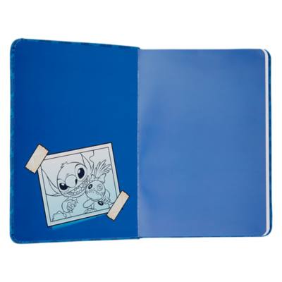 Loungefly Stitch Refillable Stationery Journal, Lilo & Stitch