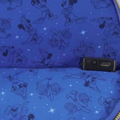 Loungefly Sorcerer Mickey Mouse 85th Anniversary Mini Backpack, Fantasia