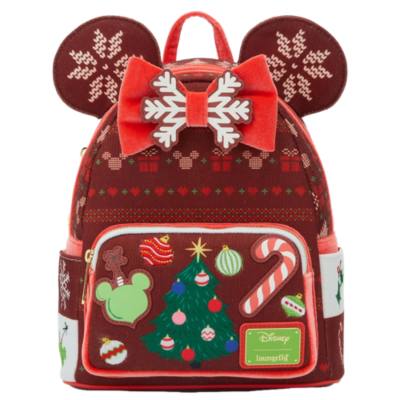 Loungefly Minnie Mouse Christmas Jumper Mini Backpack