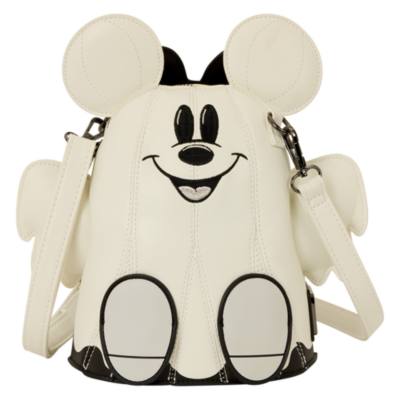 Loungefly Mickey Mouse and Minnie Mouse Ghost Crossbody Bag