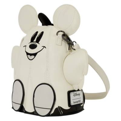 Loungefly Mickey Mouse and Minnie Mouse Ghost Crossbody Bag