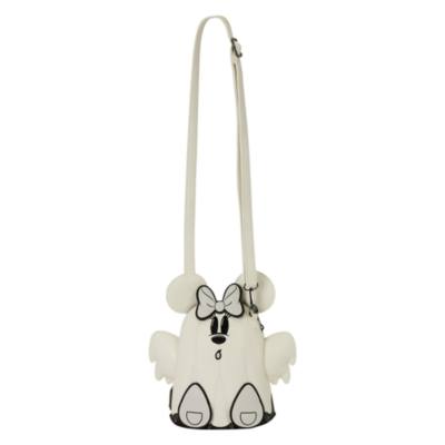 Loungefly Mickey Mouse and Minnie Mouse Ghost Crossbody Bag