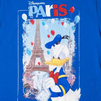 Disneyland Paris Donald Duck Souvenir T-Shirt for Adults