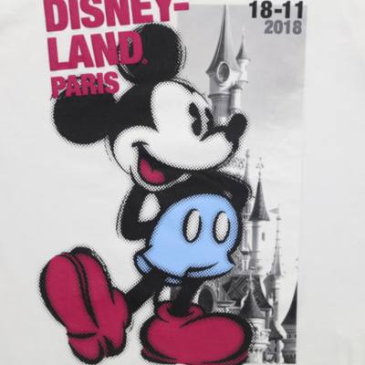 Disneyland Paris Mickey Mouse Ladies' White T-Shirt