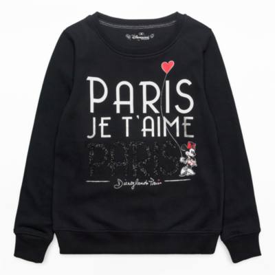 Disneyland Paris Minnie Mouse Paris Mon Amour Sweatshirt For Adults
